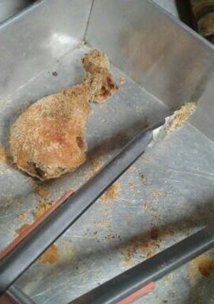 Una foto de Pollo apanado sin grasa, al horno