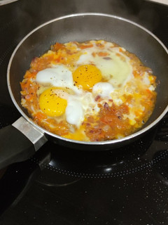 Una foto de Huevos a la sartén