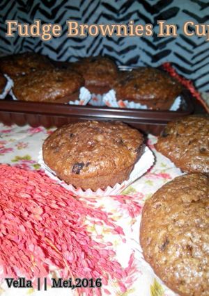 Foto resep Fudgy Brownies in cup