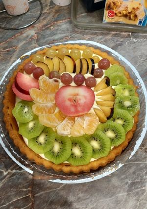 Gyümölcs torta recept fotója