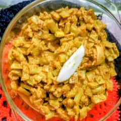 A picture of Cluster Beans Cooked in Coconut Milk.