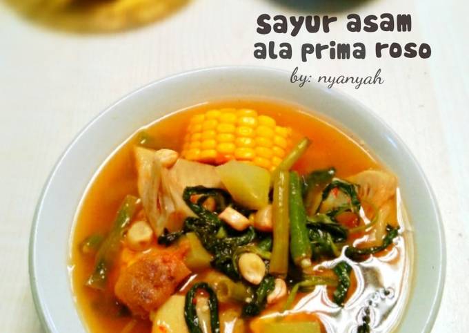 Bagaimana Menyiapkan Sayur asam ala prima roso, Bikin Ngiler