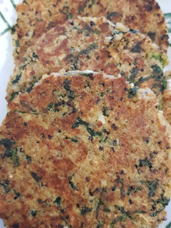 Una foto de Hamburguesas de quinoa y espinacas