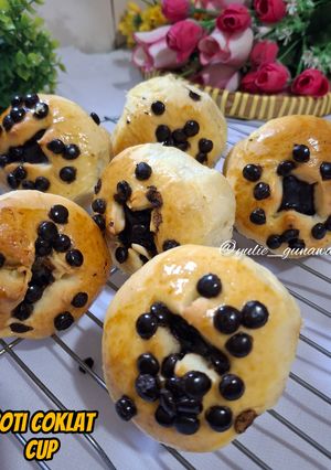 Foto resep Roti Coklat Cup (Eggless, No Ulen)