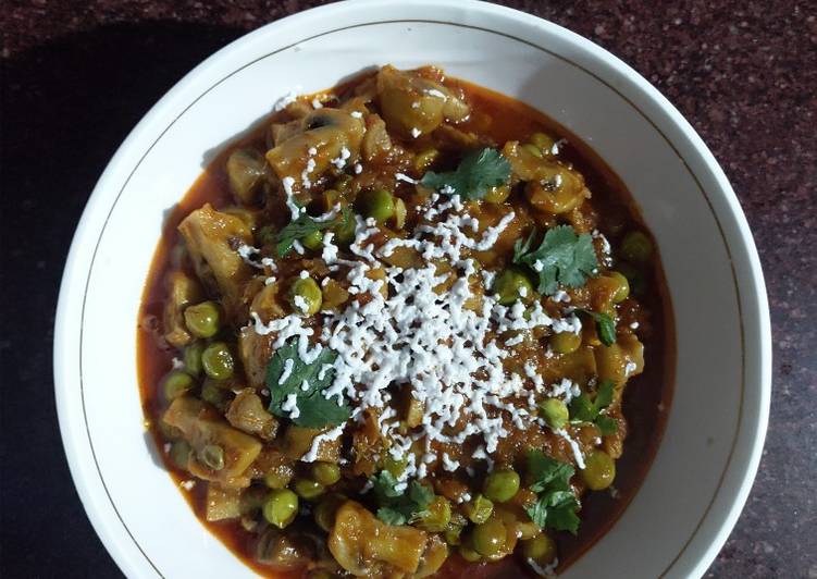 Recipe of Award-winning Matar Mushroom