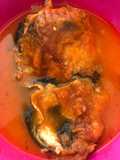 Chile relleno en caldo
