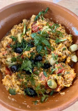 Une photo de Salade d'aubergines à l'orientale