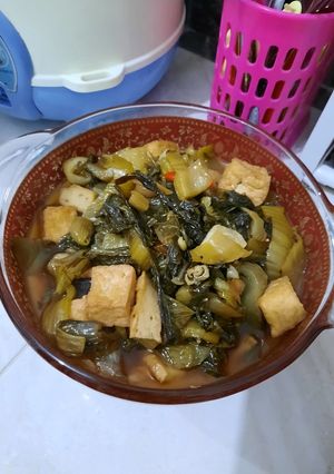 Foto resep Tumis sayur asin tahu