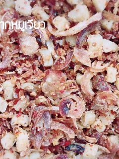 รูปของ #กากหมูเจียว สูตรอร่อย ไม่แพ้ร้านก๋วยเตี๋ยวเรือ