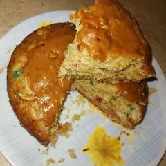 A picture of Mix fruit cake | Christmas cake.