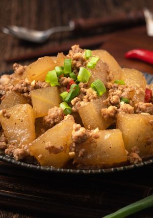 醬燒冬瓜肉末 的食譜成品照片