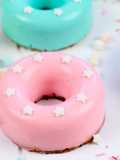 Donuts de cheesecake con nubes