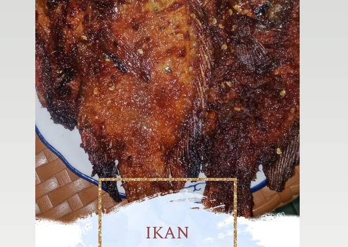 Resep Ikan bakar bumbu pedas yang Enak