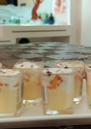 A picture of Mango pulpy shots.