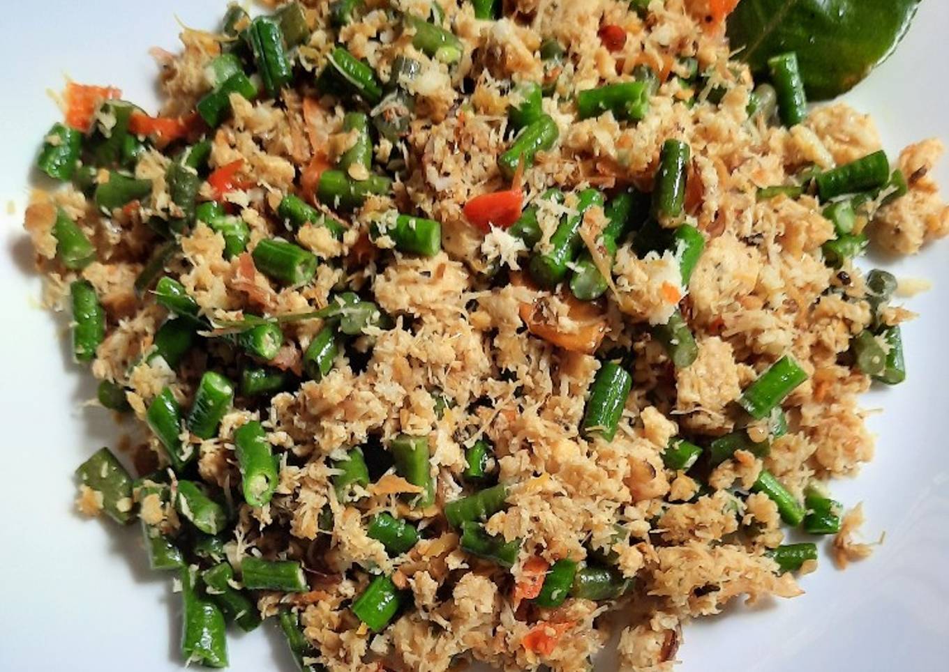 Lawar Kacang Panjang Ayam