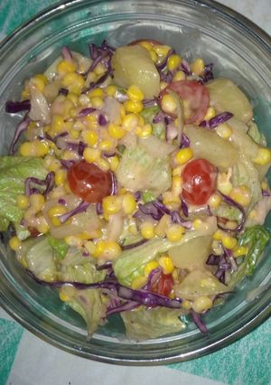 Foto resep Salad sayur endeuuss