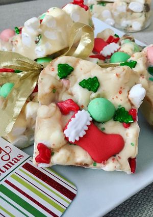 รูปของ Christmas Rocky Road ของฝากเทศกาลคริสต์มาส