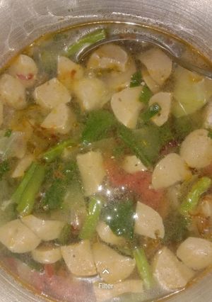 Foto resep Sop sayuran plus baso
