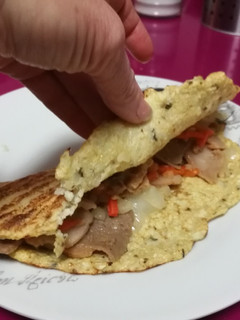 Una foto de Burrito de kebab, la torta de coliflor
