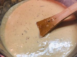 Una foto de Salsa Alfredo con toque Sonorense