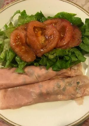 Una foto de Rollitos de jamón