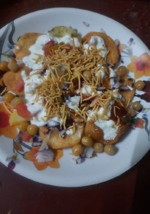 পাপড়ি চাট (Papdi chaat recipe in Bengali) রেসিপির প্রধান ছবি