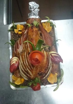 صورة لوصفة طريقه عمل الديك الرومي