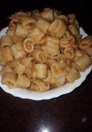 A picture of Arrabiata Sauced Macroni...