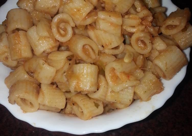 Recipe of Award-winning Arrabiata Sauced Macroni..