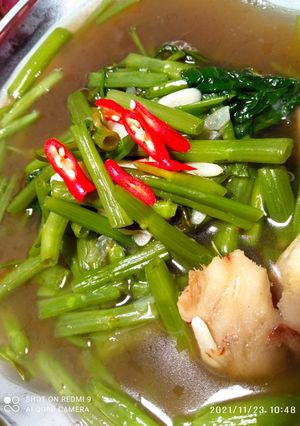 Foto resep Tumis kangkung sederhana