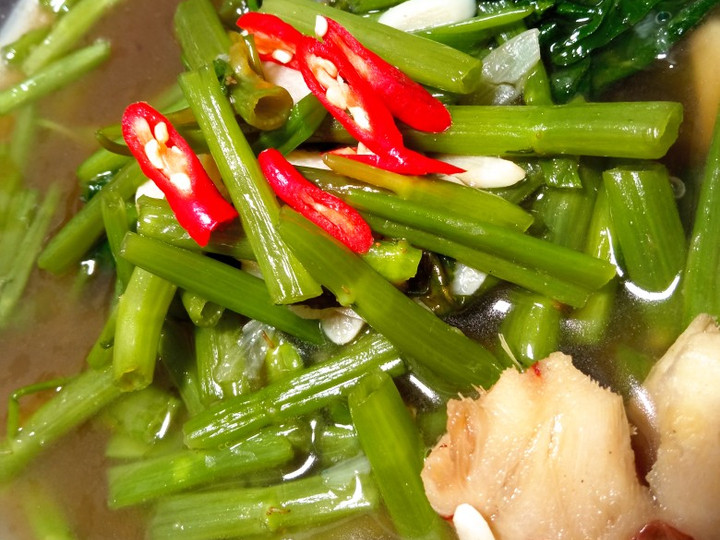 Cara Gampang Membuat Tumis kangkung sederhana Anti Gagal