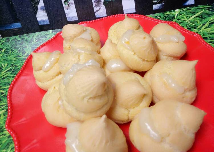 Resep Soes tagung (tape dan jagung) yang Lezat