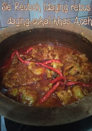 Foto resep Sie Reuboh (daging rebus / daging cuka) khas Aceh