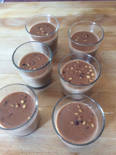 Una foto de Natillas de chocolate