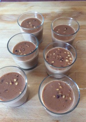 Una foto de Natillas de chocolate