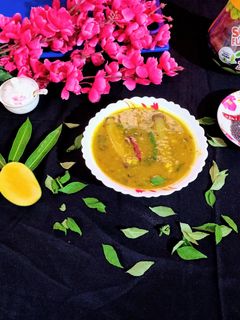 আম দিয়ে মটর ডাল (aam diye matar dal recipe in Bengali) রেসিপির প্রধান ছবি