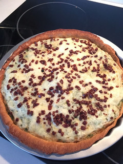 Una foto de Quiche de Espinaca con hongos 🍄Espectacular!