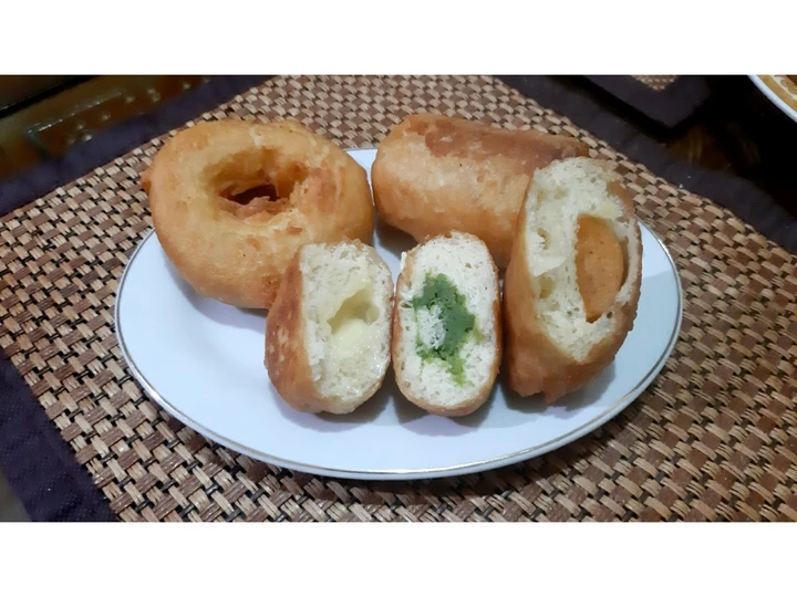 Langkah Gampang Membikin Resep Roti isi Keju, Matcha, Sosis dan Donat kentang yang Sempurna Anti Ribet, Menggugah Selera