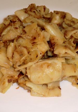 Káposztás tészta recept édesebb változat recept fotója
