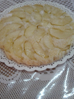Una foto de Torta de manzanas súper fácil