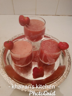 Strawberry juice ainihin hoton girkin