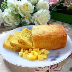 A picture of Mango Pound Cake.