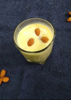 A picture of Badam shake.