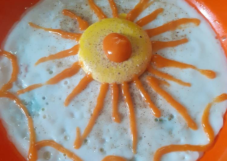 Cara Gampang Menyiapkan Telur kukus matahari simpel Anti Gagal