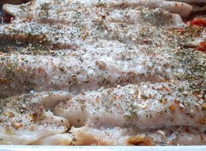 Una foto de Filet de brotola al horno