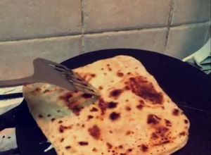 صورة لوصفة خبز طاوة (شباتي)