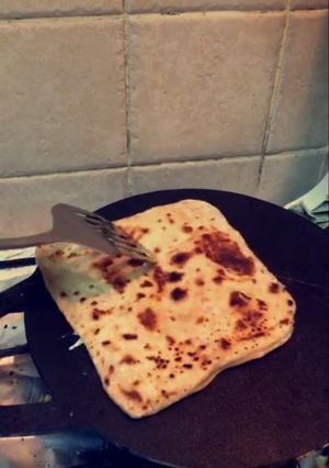 صورة لوصفة خبز طاوة (شباتي)