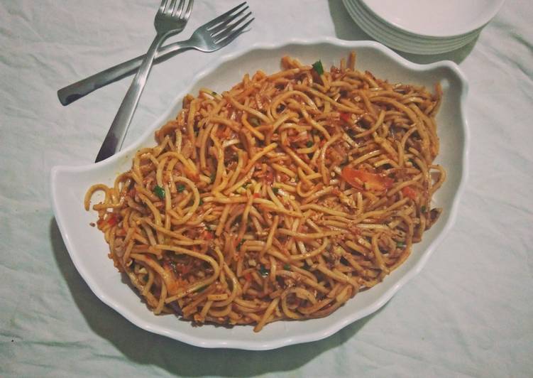 Recipe of Speedy Spicy chicken spaghetti
