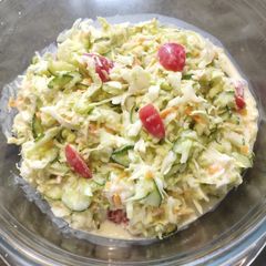 A picture of My Version of Coleslaw.