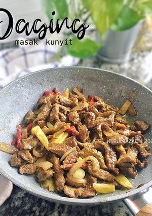 Gambar Daging Goreng Kunyit